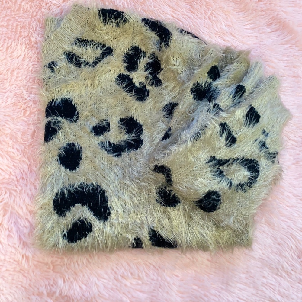 Cheetah print sweater